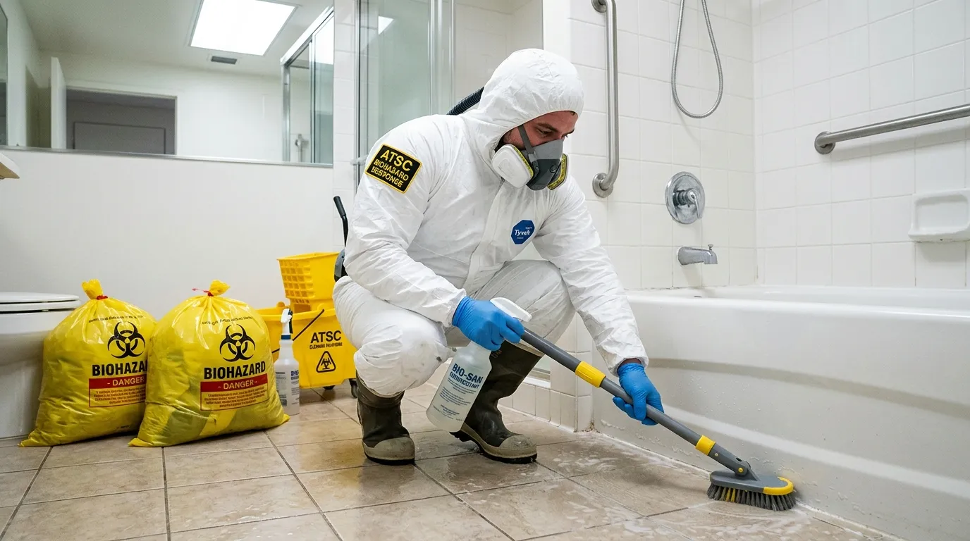 Decontamination equipment deployed for Blood Cleanup in Grosse Ile